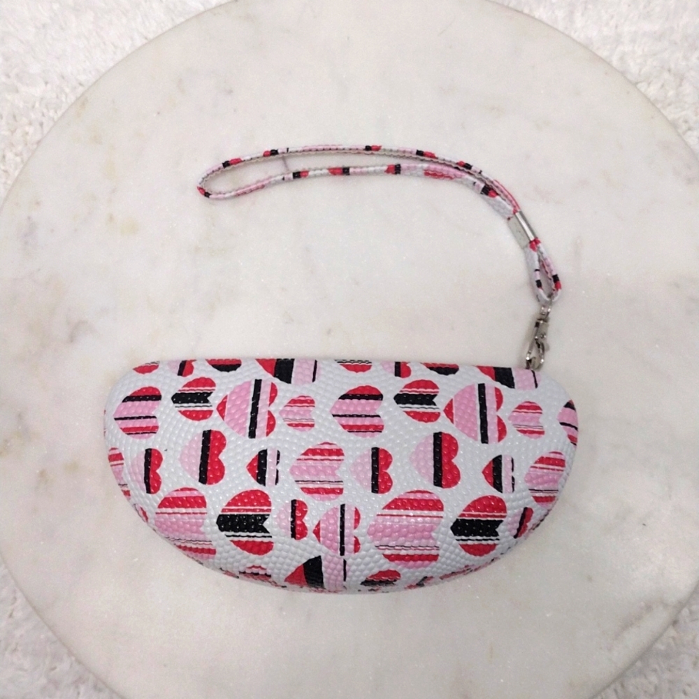 Multiple Hearts Eyewear Hard Case with Wristlet Only #299-26